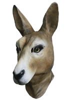 Latex Kangaroo Costume Realistic Animal Kangaroo Mask For Christmas Party