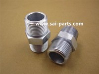 more images of Custom Industrial Fittings Steel Hex Pipe Nipples