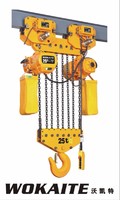 more images of WOKAITE 25 ton electric chain hoist with eight chains