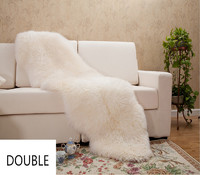 Double sheepskin rug (2P)