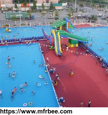 giant_custom_inflatable_slide_with_pool_for_event