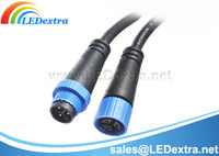 Customized LED Grow Light Waterproof M15 Power Extension Cable