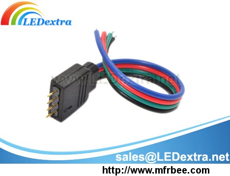 rgb_led_strip_4_pin_connector_cable