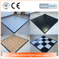 Portable PVC dance floor plastic floor tiles