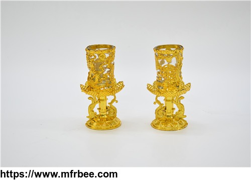 china_high_quality_good_price_buddha_temple_conjoined_dragon_and_phoenix_candle_set_manufacture
