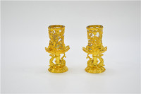 China high quality good price Buddha temple Conjoined dragon and phoenix candle set manufacture
