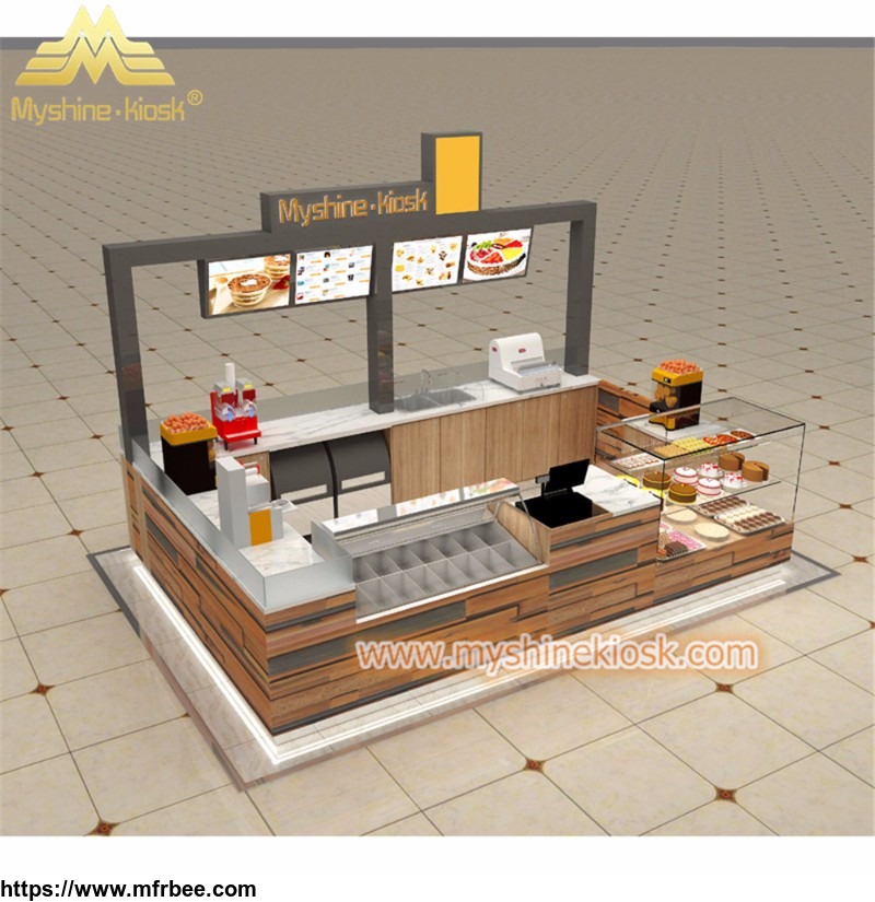 custom_modern_shopping_mall_retail_wooden_food_kiosk_supplier