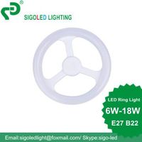 S 12W home light AC85-265V LED ring lamp for indoor