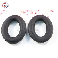 OEM Replacement leather over Ear headphone ear pads for QC15 black