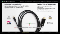 USB 3.1 TYPE C to HDMI male cable / Apple Macbook Air 3.1 to HDMI male