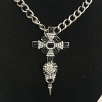 Hot Sale simplicity luck cross pendant necklace for women chain wholesale