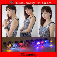 more images of Hot Sale Unique Design Woman LED Bling Stud Earrings