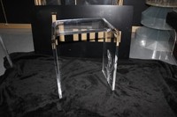 OEM design acrylic sofa end table