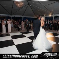 more images of Durable Used Dance Floor Portable Wedding Black and White Dancing Floor for Sale