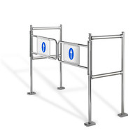 more images of Supermarket Dual Mechanical Swing Entrance Barrier automatic Gate Opener