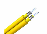 more images of Duplex Zipcord Tight Buffered Armored Fiber Optic Cable GJSFJV 0.9mm Simplex Steel Tape LSZH