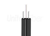 more images of Indoor FTTH Drop Fiber Optic Cable 1 2 4 Fibers GJXH SM G652D G657A1 G657A2 LSZH White/Black