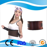 Adjustable comfortable breathable magic back support belt