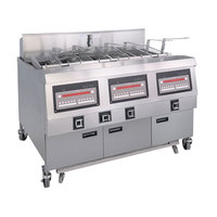 COMMERCIAL ELECTRIC OPEN FRYER WITH OIL FILTER SYSTEM FOR RESTAURANT OFE-323