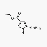 5-Tributylstannyl-1H-pyrazole-3-carboxylic acid ethyl ester,95+%