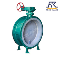 more images of Flange type PTFE lined butterfly valve FRD341F4