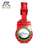 more images of 1 piece replaceable liner in Polyurethane Knife Gate Valve for mining slurry