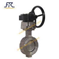 more images of Worm gear box operation Wafer Type High Performance Butterfly Valve