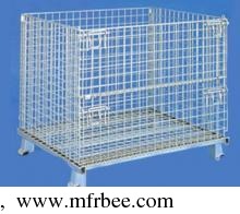 foldable_wire_container_for_storage_with_save_room_and_easy_using