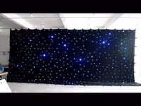 more images of LED Star Curtain/Wedding Decoration/Black Backdrop Light for Sale