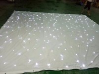 High Quality LED Star Curtain with RGB / LED Star for Wedding