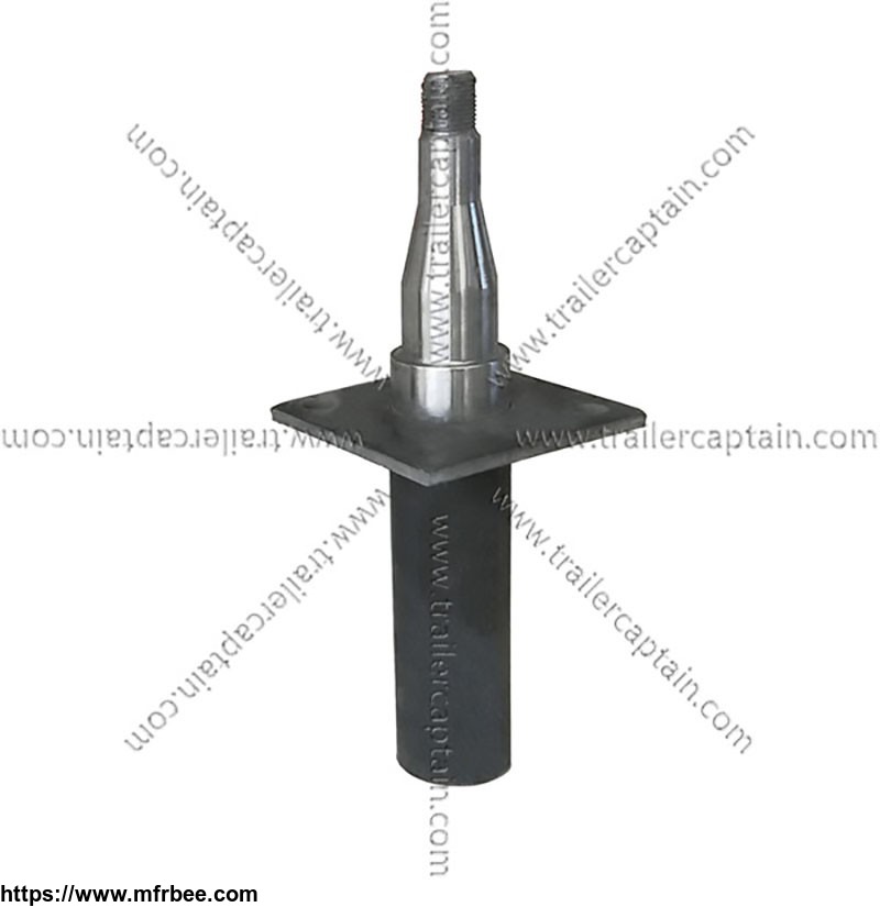 trailer_stub_axle_spindle_with_flange_for_drum_brake_assembly