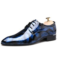 New Fashion Men Pointed Toe Leather Male Casual Business Lace Up Formal Shoes for Man Wedding Dress Shoes Man Oxford