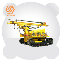 Mining Diesel Crawler Rock Quarry Gold Mine Blasting Hole Drilling Rig /Water Well Use Rock Drilling Pneumatic Dth Drilling Rig