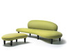Noguchi freeform sofa and ottoman   DS324