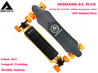 Aeboard AX Plus(105MM Honeycomb wheels) Electric Skateboard Flex Flexible Battery,electric longboard motorized skateboard