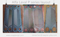 Alfa Laval plate and gasket P16 P26 P36 fresh water heat exchanger