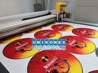 sublimated printing fabric cutting