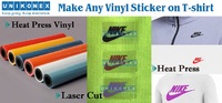 Make Any Vinyl Sticker by Laser on Shirt