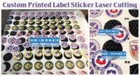 more images of Custom Printed Label Sticker by Laser Cutting