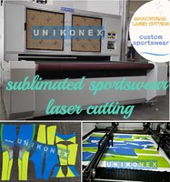 more images of Vision laser cutting for sublimation printed sportswear
