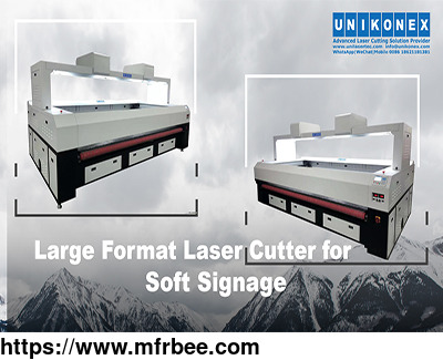 Unikonex large format laser cutter for soft signage