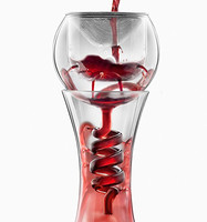 Borosilicate Glass Wine Decanter Double Wall Wine Aerator