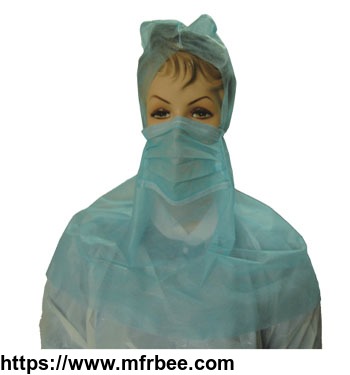 hot_selling_disposable_hospital_nonwoven_ninja_hood_for_doctor