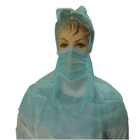 Hot selling disposable hospital nonwoven ninja hood for doctor