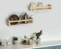 more images of Custom Wooden Wall Shelves Living Room Bulk For Sale