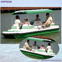 4 People Water Tool Fiberglass Pedal Boat for Sale