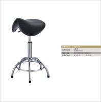 stainless steel saddle stool height adjustable