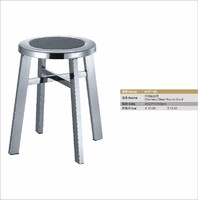 more images of stainless steel round stool fixed