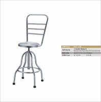 revolving backrest stool stainless steel China factory