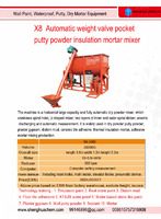 more images of A8 automatic dry mortar putty powder mixer